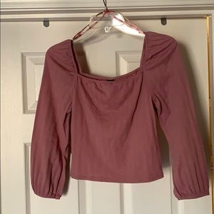 NWT Long sleeve crop top